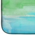 thumbnail image 4 of Cactus Teal and Green Watercolor Dish Drying Mat, 4 of 7