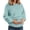 Blue, variant on Hoodies for Women Long Sleeve Solid Big Pocket Dog Walking Sweatshirt Fall Winter Casual Pullover Black M