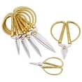 thumbnail image 3 of Gold Plated Dragon and Phoenix Relief Design Bonsai Scissors, Chinese Shears Household Traditional Scissors for Sewing, Art Craft, Food Paper Cutting, 3 of 6