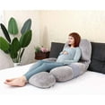 thumbnail image 3 of ANHXN Pregnant Pillow, Large U-shaped Detachable Pillow, 3 of 8