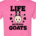 thumbnail image 4 of Inktastic Life is Better with Goats T-Shirt, 4 of 5