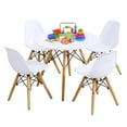 thumbnail image 1 of Giantex Kids Mid-Century Dining  Table & Chair Set, Kiddie-Sized Furniture Table Set for Toddler Children, 1 of 8