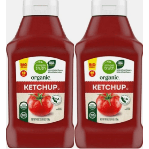 Ketchup, 2 Bottles, 40 oz