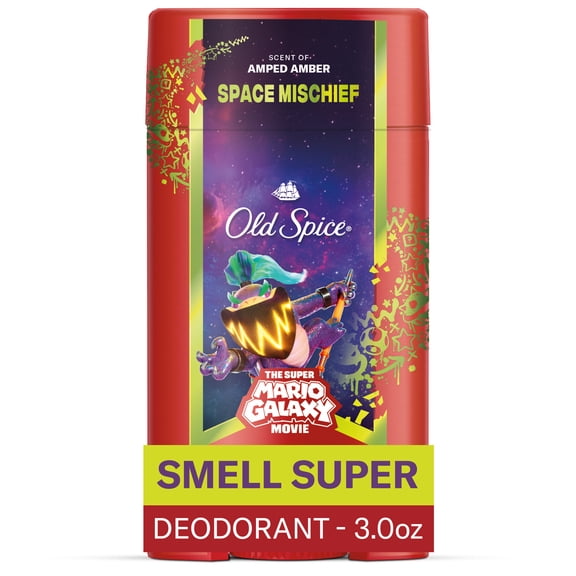Old Spice Men's Deodorant, Space Mischief, Old Spice x The Super Mario Galaxy Movie, 3.0 oz