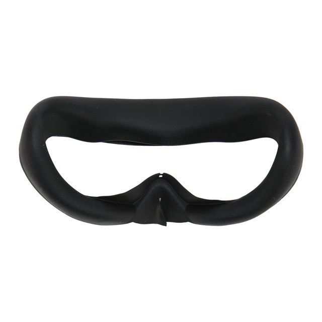 Funda facial de silicona VR, impermeable, lavable, suave, cojín facial VR para gafas PICO 4 VR, color negro