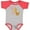 Baseball Heather and Red, variant on Inktastic My Safta Loves Me Cute Giraffe Boys or Girls Baby Bodysuit
