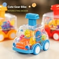 thumbnail image 2 of Funtogether Toys Press and Go Toy Car, Toddler Push Vehicle with Visible Spinning Gears, Friction Powered Pull Back Car, 2 of 6