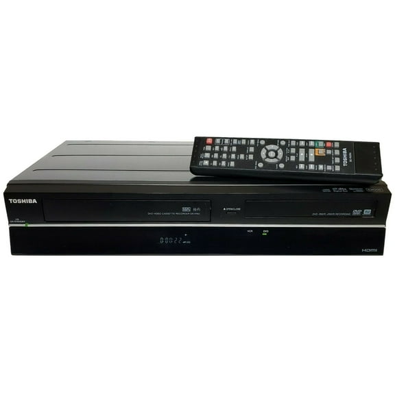 Restored Toshiba DKVR60 DVD/VCR Recorder Combo AV, Manual, Remote Included (Refurbished)