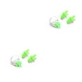 thumbnail image 3 of ziyahi Silicone Waterproof Nose Clip Soft Swimming Non-slip Earplug Sporting Surfing Portable Pool Swim Ear Protector Green 2Set, 3 of 6