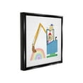 thumbnail image 4 of Stupell Industries Animals Digging Rainbow Animals & Insects Painting Black Floater Framed Canvas Art Print Wall Art, 25 x 25, 4 of 10