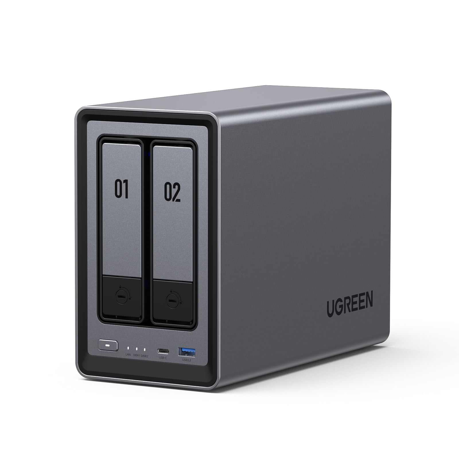 週末価格　UGREEN NASync DXP2800 UGREEN NASync DXP2800 2-Bay NAS with Intel 4-Core CPU and 8GB DDR5