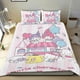 thumbnail image 1 of Sanrio Conjunto de sábanas temático, trío de piezas, cómodo y amigable con la piel, diseño único, regalo de decoración para el hogar para familiares, amigos y fans, 90 cm * 190 cm, 1 of 6