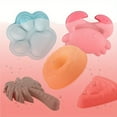 thumbnail image 4 of 12pcs/Set Wheat Straw Beach Sand Molds & Engineering Vehicle Combination Set - Create Endless Seaside Scenes, Dig, Build & Explore with Sand Printing Tools & Accessories, 4 of 5