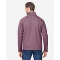 thumbnail image 3 of CORE365 CE72 Men's Venture Heathered Stripe Full-Zip-BURGUNDY/ WHITE-5XL, 3 of 6