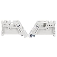 thumbnail image 5 of DIN Rail Mount Terminal Blocks End Stopper Screw Type Clamp White EW/35 Pack of 20, 5 of 5