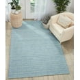 thumbnail image 5 of Nourison Perris Solid Sky Blue 3'9" x 5'9" Area Rug, (4x6), 5 of 5