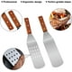 thumbnail image 3 of Juego de accesorios para plancha profesional de 7 piezas, espátula para barbacoa y raspador, herramientas Teppanyaki de acero inoxidable para cocinar en plano en el Kit de parrilla para barb JFHHH pequeña, 3 of 5