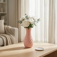 thumbnail image 3 of Unique Bargains Clear Acrylic Square Decorative Floral Vase Pink 3.9" x 3.9" x 8.9", 3 of 6