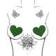 thumbnail image 4 of 10 pares de cubrepezones desechables con purpurina, cubrepezones autoadhesivos invisibles para mujeres y niñas, 7,7 x 6,7 cm, 4 of 5