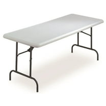 AbilityOne NSN5766178 30 x 72 x 29 in. Rectangular Folding Table, Platinum Gray