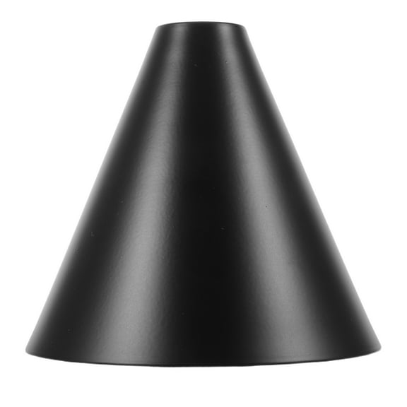 UPOUART Black Metal Pendant Lamp Shade with Cone Design Hanging Ceiling Light Holder for Study Room Lighting
