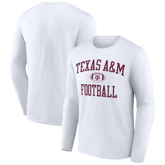 Men's White Texas A&M Aggies First Sprint Team Long Sleeve T-Shirt