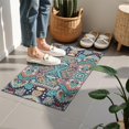 thumbnail image 4 of Multicolor Ethnic Paisley Pattern Door Rugs,Washable Non Slip Door Mats Indoor,Decorative Door Mats,Entry Mat Indoor for Entrance,Bedroom,Kitchen,Bathroom,16"x24", 4 of 6