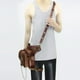 thumbnail image 3 of Steampunk PU Riñonera de material cuero Vintage Gothic Rock Fanny Pack Pierna Bolsa Cinturón, 3 of 9