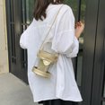 thumbnail image 1 of Bolsa De Hombro Bolso de mano transparente para mujer, bolsos de mensajero, cadena, bolso de mano para mujer (dorado) Tmvgtek Para Estrenar, 1 of 5