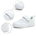 thumbnail image 6 of Wdgfv Girls Sneakers Fashion Lightweight Breathable Sports Shoes for Kids Non Flat Thick Bottom Mesh Upper Comfortable Lace Up Easy To Wear White 28, 6 of 9