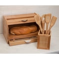 thumbnail image 2 of Honey Can Do Bamboo Utensil Set with Holder & Utensils, 2 of 2