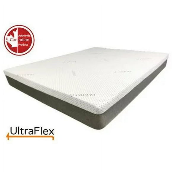 Ultraflex DREAMER- Orthopedic, Cool Gel Memory Foam, CertiPUR-US® Certified Foam Encased, Eco-friendly Mattress (Made in Canada) - Double / Full size with Waterproof Mattress Protector