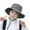 G-Grey, variant on UAYOTSE Outdoor Kids Sun Hat for Boys Girls Wide Brim Mesh Bucket Hat UPF 50  Sun Breathable Summer Fishing Hat(G-Yellow)