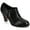 Lizard/Black, variant on Journee Womens Sanzi Comfort Insole Inside Zip Block Heel Booties, Widths Available