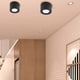 thumbnail image 3 of Lámpara de techo LED de 7W y 220 V, lámpara antiniebla, luz empotrable para baño, color negro (luz neutra), 3 of 8