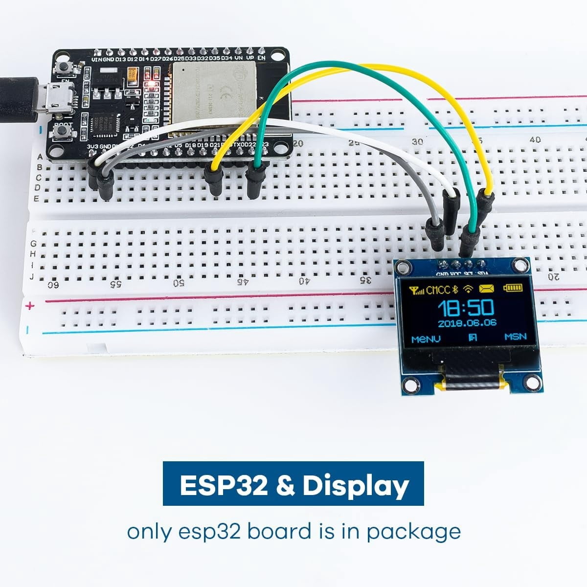 3Pack ESP32 ESP-WROOM-32 Development Board WiFi   Bluetooth CP2102 Dual Core 2.4Ghz Microcontroller Compatible with Arduino