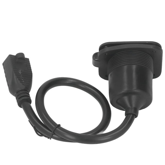 RV AC Prise Port, 15A Usure Résistance Bride Entrée 125V US Plug AC Prise d'Entrée d'Alimentation pour Bateau