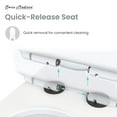 thumbnail image 5 of Concorde One Piece Square Toilet Dual Flush, Black Hardware 1.1/1.6 gpf, 5 of 14