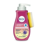 Veet Hair Removal Cream, In-Shower Body Hair Remover For Women, Sensitive Skin, 13.5 FL OZ