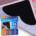 thumbnail image 1 of 16Pcs Rug Gripper Rug-Grip Carpet Fixed Stickers Non-slip Washable Waterproof Strip-Mat for Home Floor Stairway Bathroom Accessories, 1 of 8