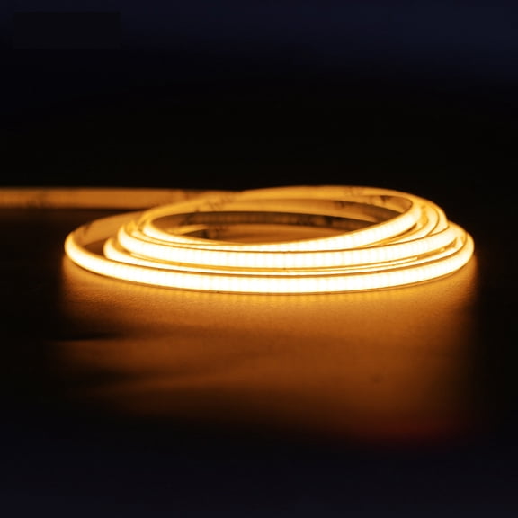 12V 24V 4mm COB LED Strip Light Flexible with DC Connector 480LED/m 3000K 4000K 6500K Tape for Home Kitchen Car Decoration