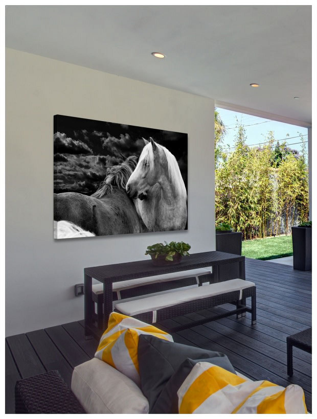 Marmont Hill "Night Love" by Maggie Dee Painting Print on Canvas