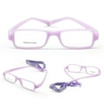 thumbnail image 6 of EnzoDate Baby Eyeglasses & Strap Size 41, Rectangle Children Glasses Frame with Elastic Cord, Flexible One-piece Frame & Band Retainer, 6 of 6