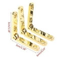thumbnail image 5 of 10Pcs/Bag 90 Degree Hinges Zinc Alloy Spring Hinge For Wooden Box Jewellery Case, 5 of 6
