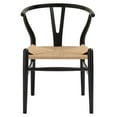 thumbnail image 3 of Poly & Bark Weave Chair in Black (Set of 2), 3 of 5