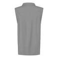 thumbnail image 6 of Yigetop Sleeveless Polo Shirts for Women, Shirts for Women 2025 Summer Button Down Collared Sleeveless Tops Business Work Casual Basic Blouses Golf Shirts for Woman Dark Gray M, 6 of 6