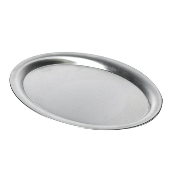 3 Pc Stainless Steel Oval Pan Food Trays Serving Plate Snack Dish Kitchen Fish Steaming Home Tableware Fruit Jewelry