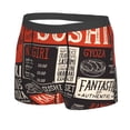 thumbnail image 2 of Kll Sushi Menu Men'S Cotton Boxer Briefs Underwear-Small, 2 of 9