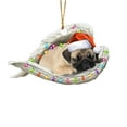 thumbnail image 2 of Luysn French Bulldog Christmas Tree Ornament,2D Acrylic Cute Bulldog Puppy Hanging Ornament,Bulldog Dog Christmas Decorations,Fun And Festive Tree Hanging Decoration New Year'S Gift 3Inch, 2 of 6