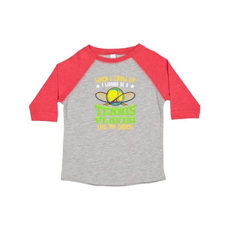 

Inktastic Future Tennis Player Like Daddy Gift Toddler Boy or Toddler Girl T-Shirt